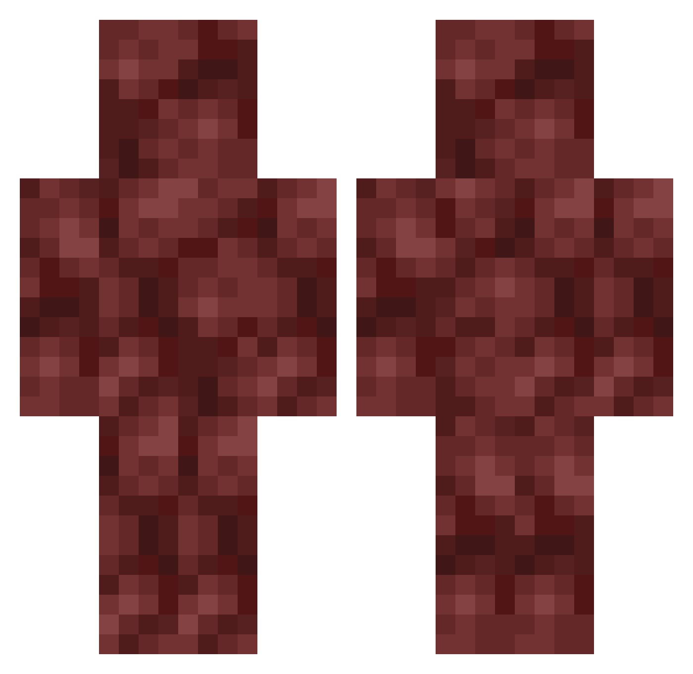 Space382 Minecraft skin, front and back view