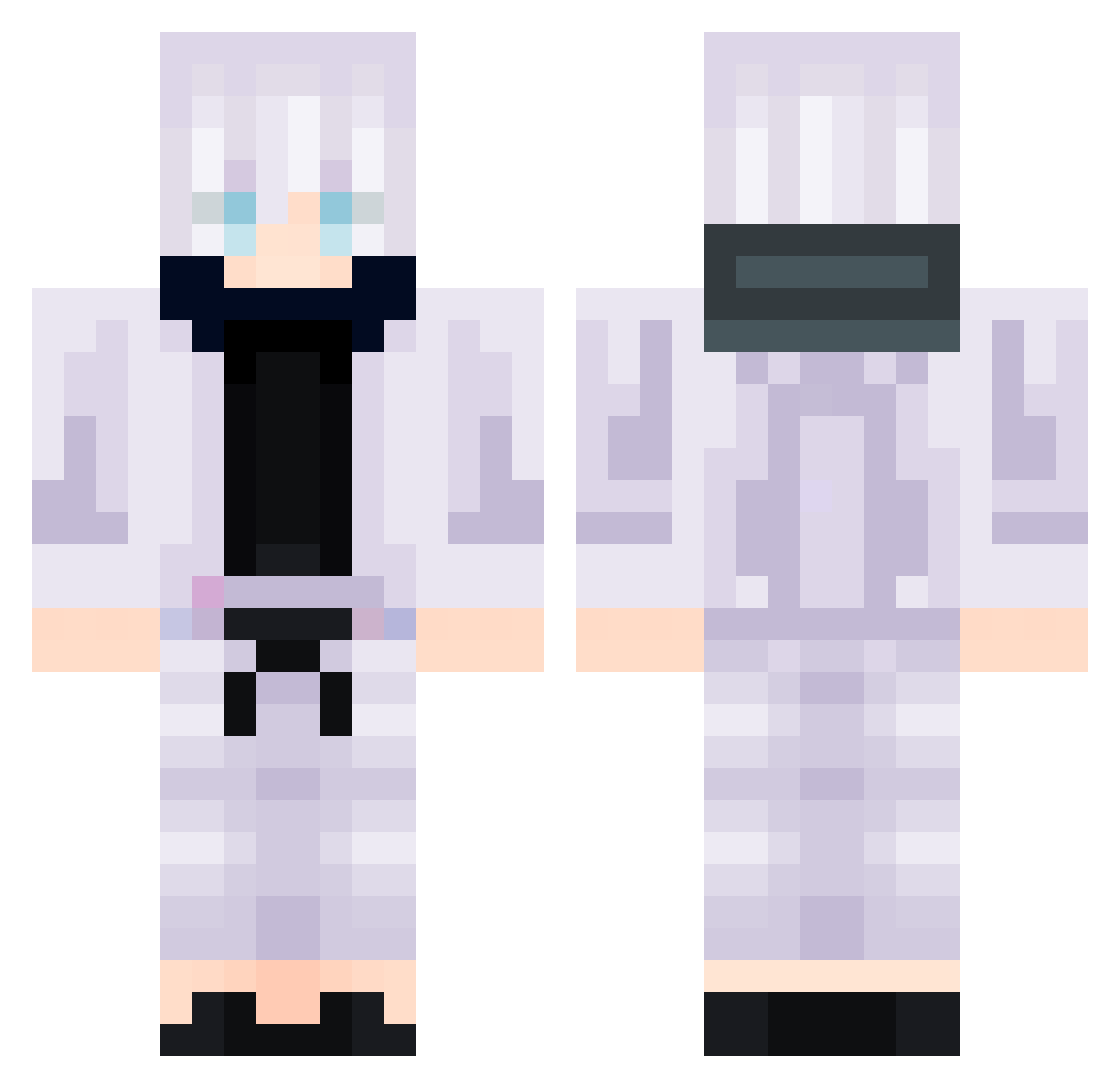 WILLIAM1505 Minecraft skin, front and back view