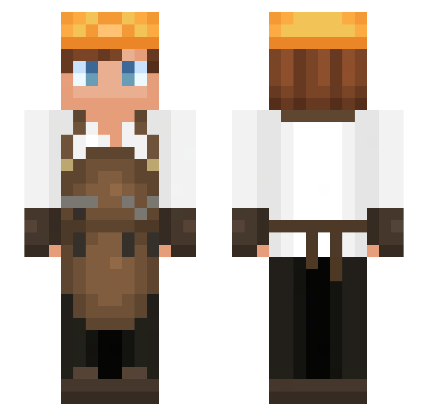 eboboshk1n Minecraft skin, front and back view