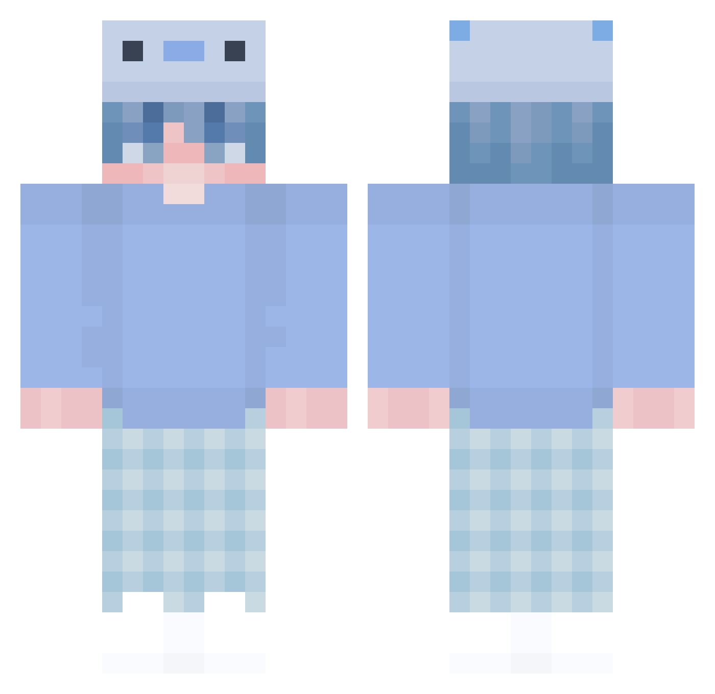 syou9713 Minecraft skin, front and back view