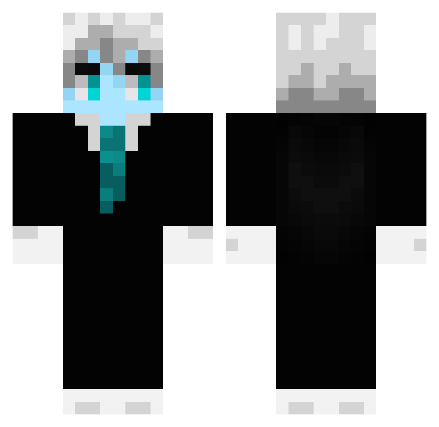 schnicksonlee Minecraft skin, front and back view