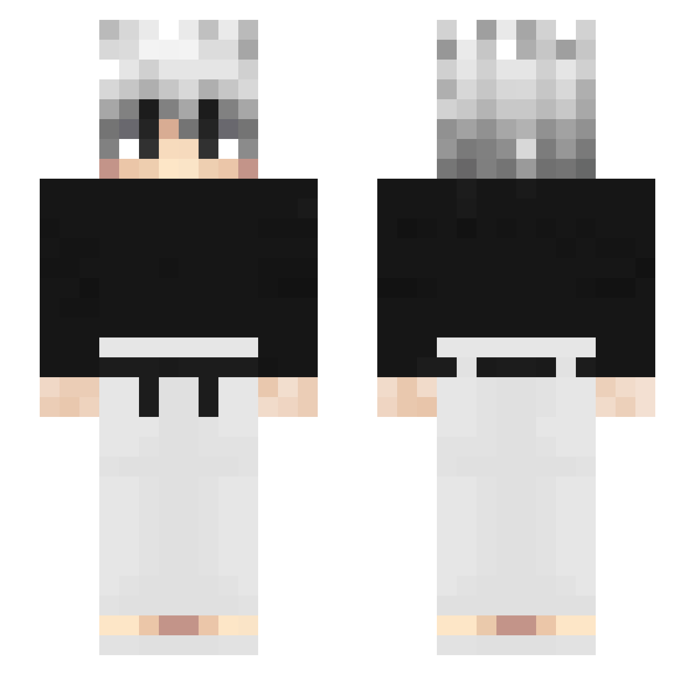 tagathon Minecraft skin, front and back view