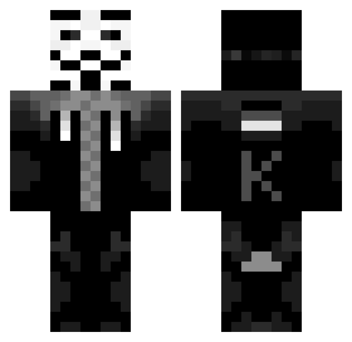 matuSHkaaa Minecraft skin, front and back view