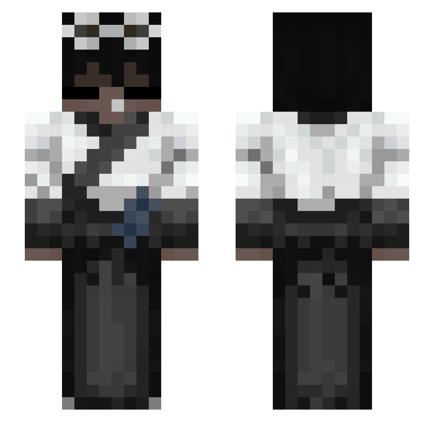 NerumiiIsMommy Minecraft skin, front and back view