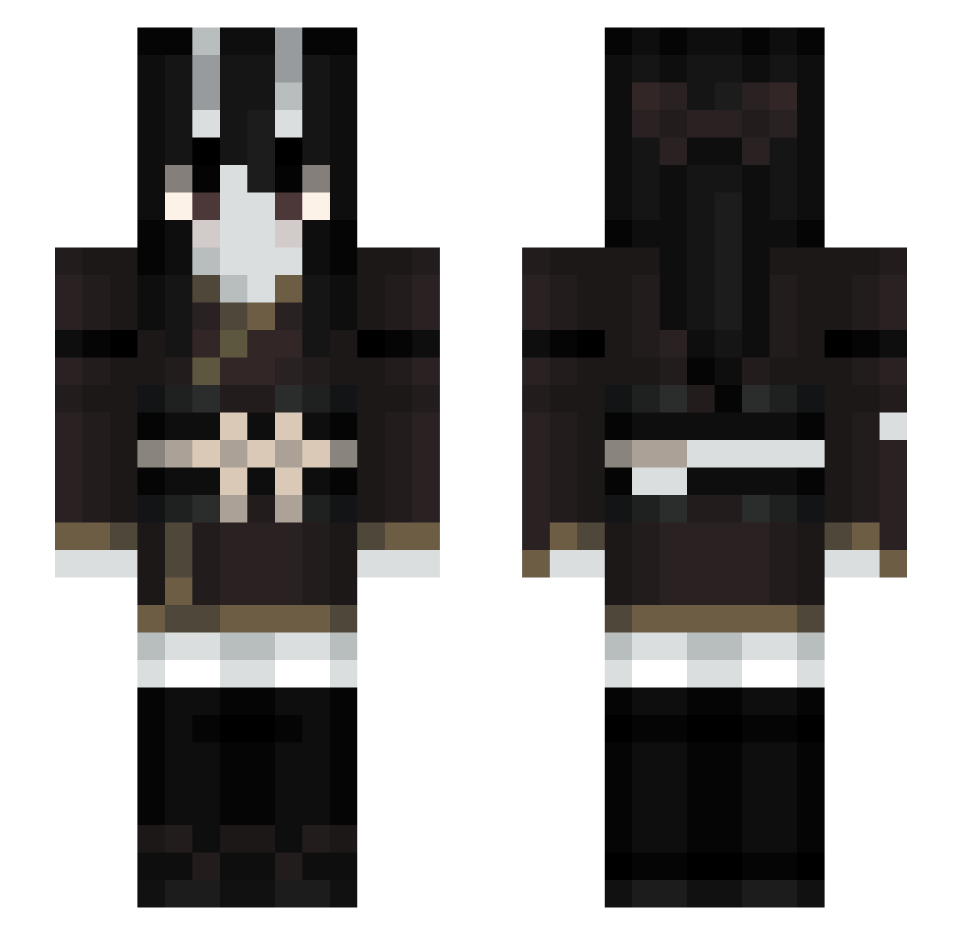 Ai_querico Minecraft skin, front and back view