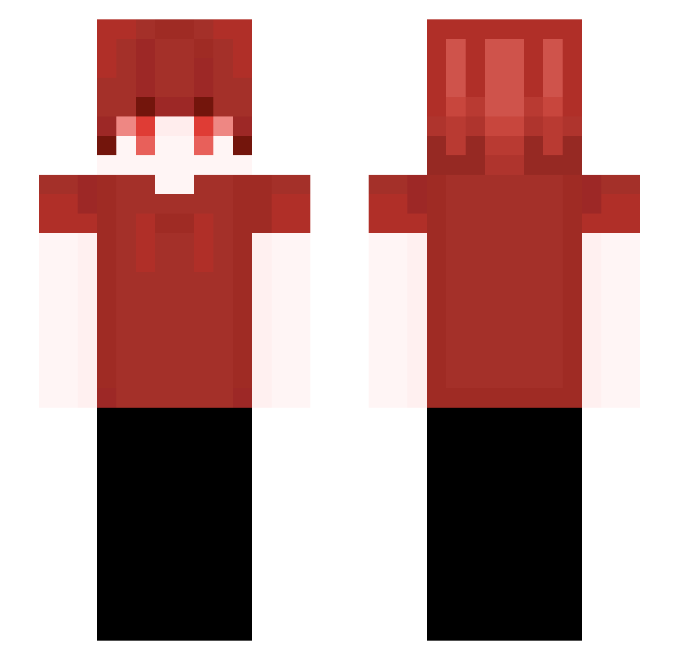 tokusan_1093 Minecraft skin, front and back view