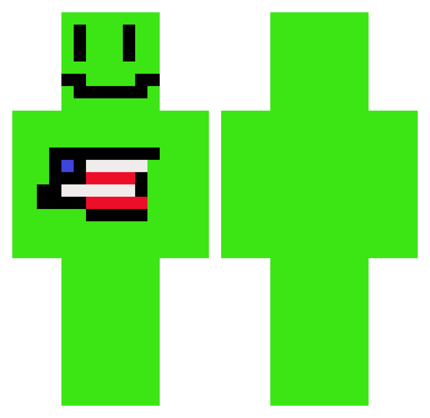 wyattcash18 Minecraft skin, front and back view