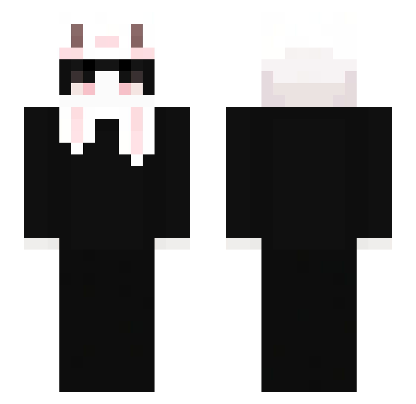 Rser777 Minecraft skin, front and back view