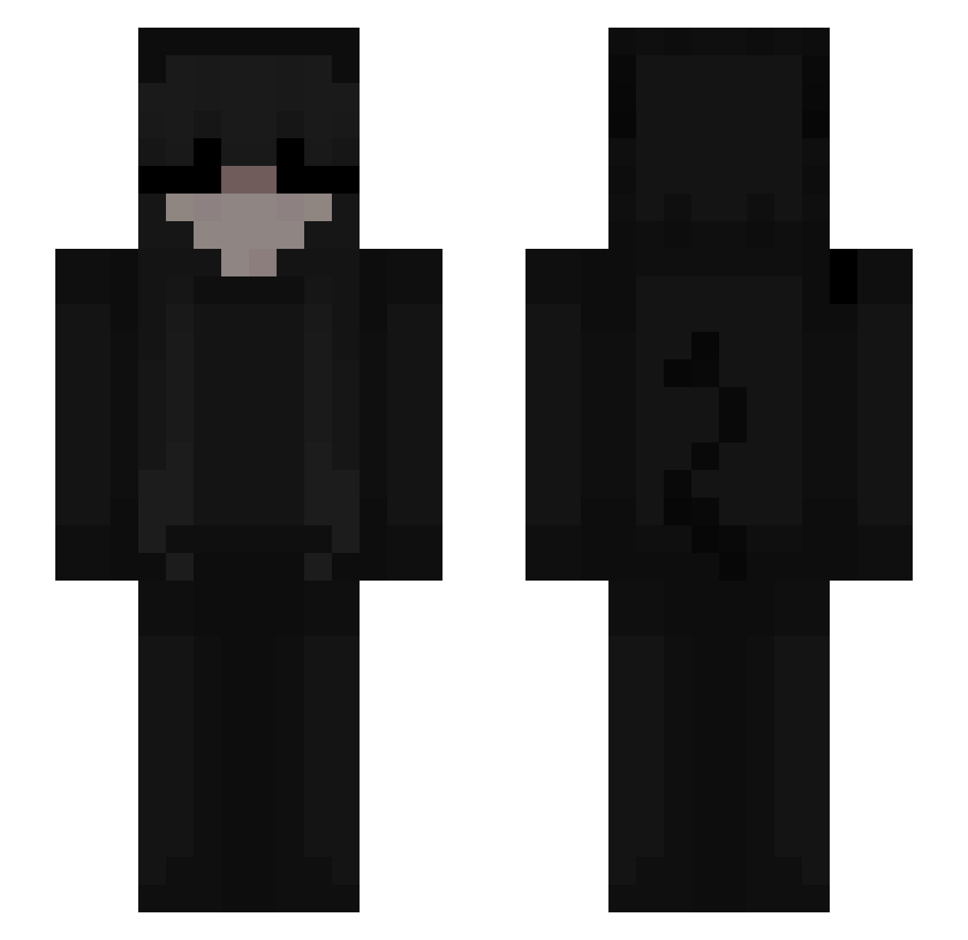 Razyal3albi Minecraft skin, front and back view