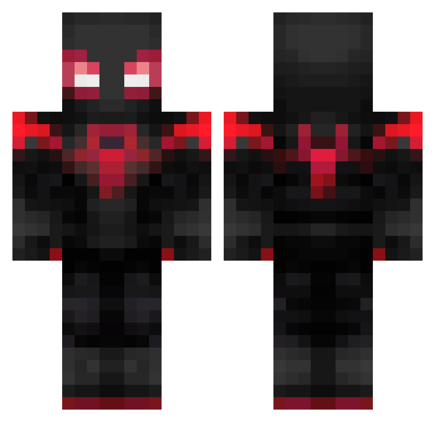 moonzdavid Minecraft skin, front and back view