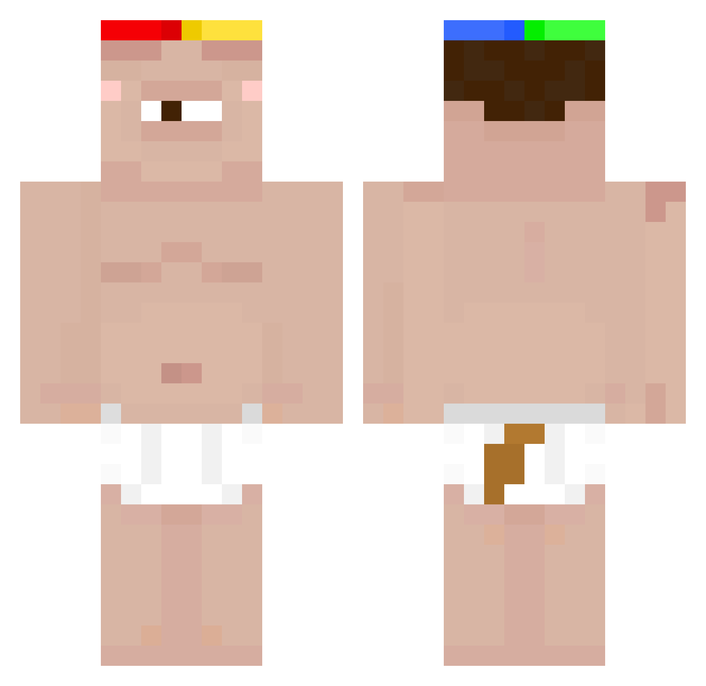 Im_Luciia Minecraft skin, front and back view