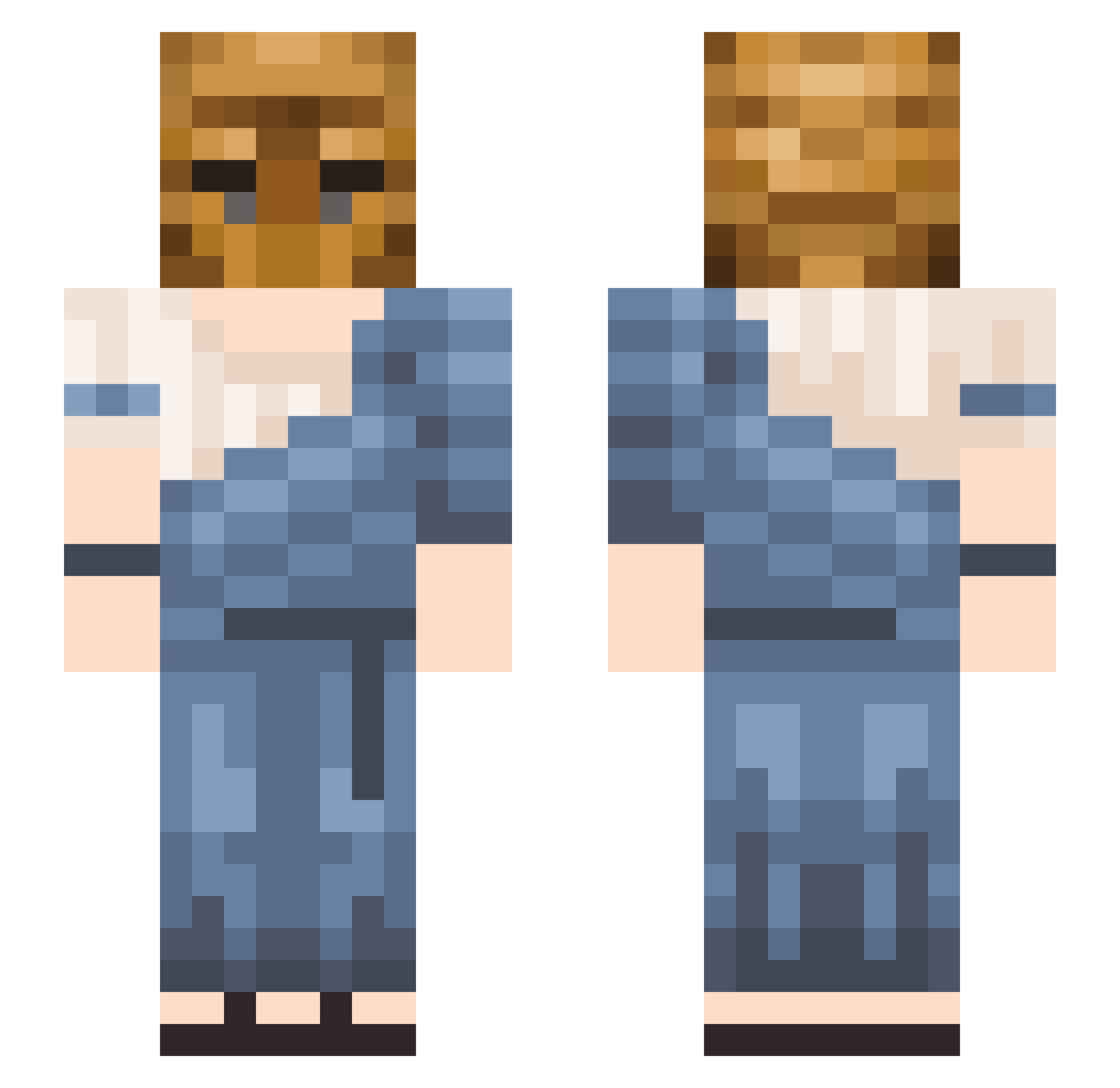 Zodiaczek__ Minecraft skin, front and back view