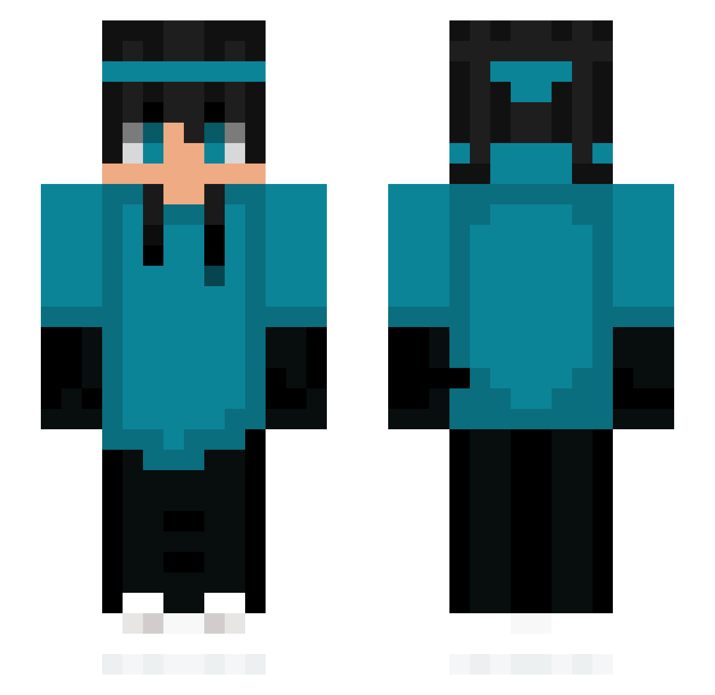 Przemex_ Minecraft skin, front and back view
