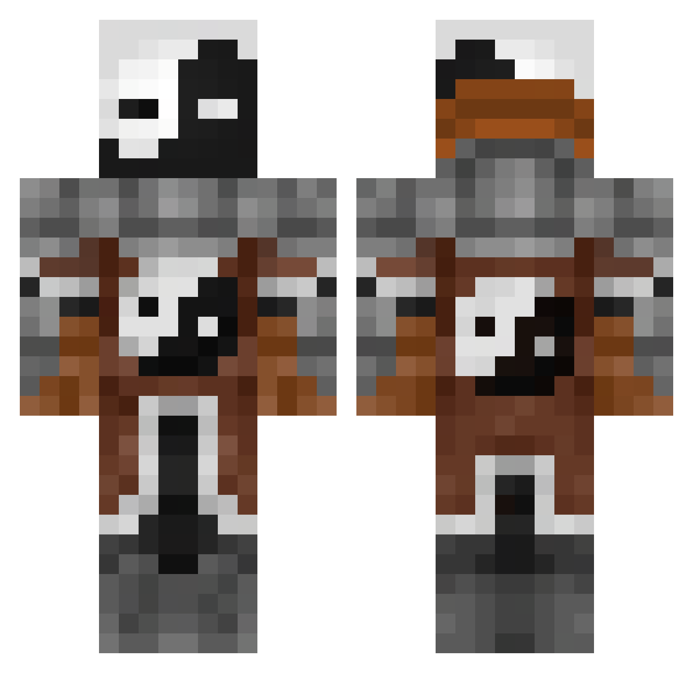 Tark___ Minecraft skin, front and back view