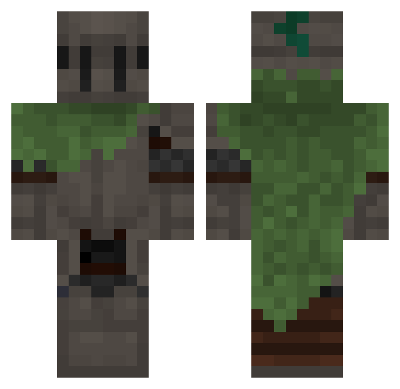 Vaan_Guardian Minecraft skin, front and back view