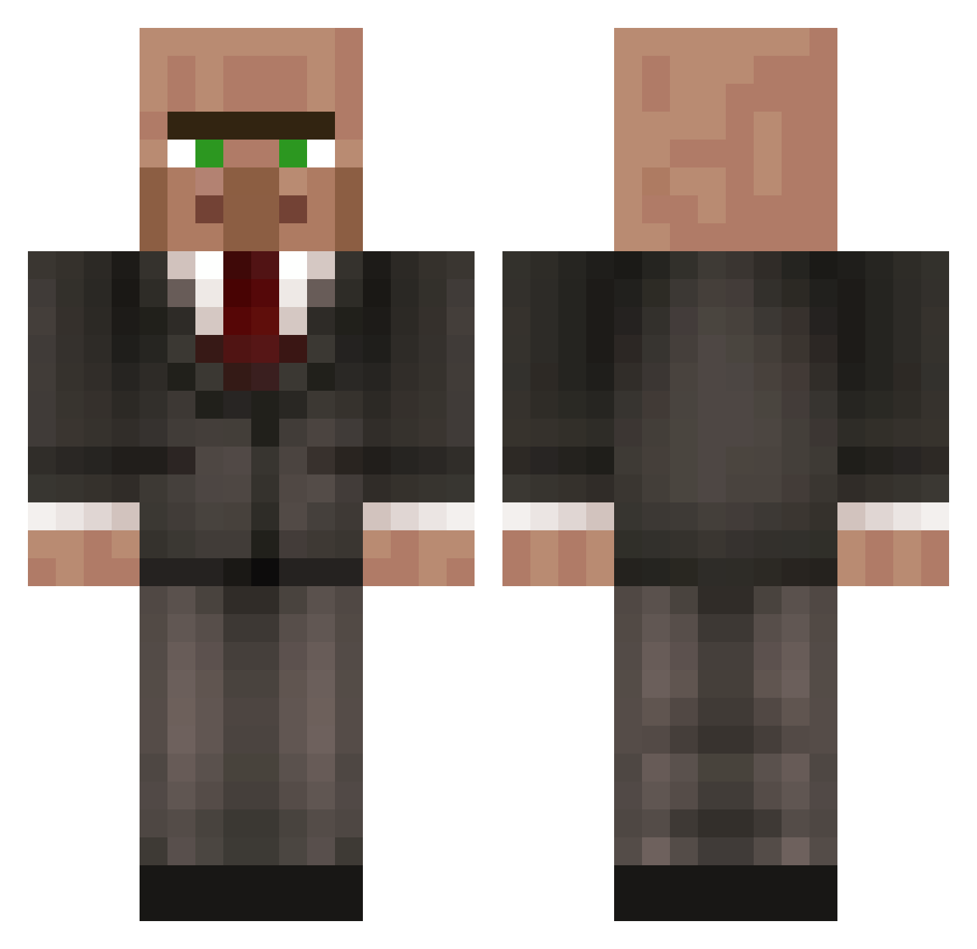 szymek11223344 Minecraft skin, front and back view