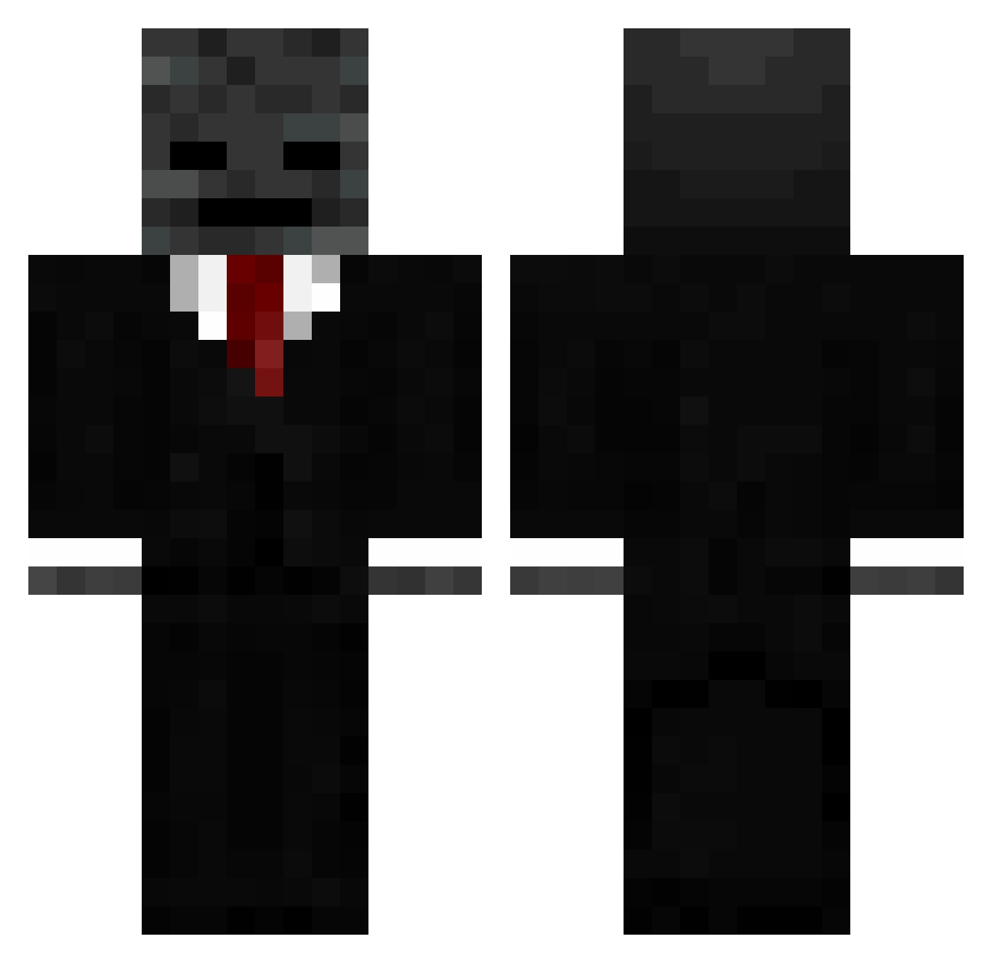 salvador244 Minecraft skin, front and back view