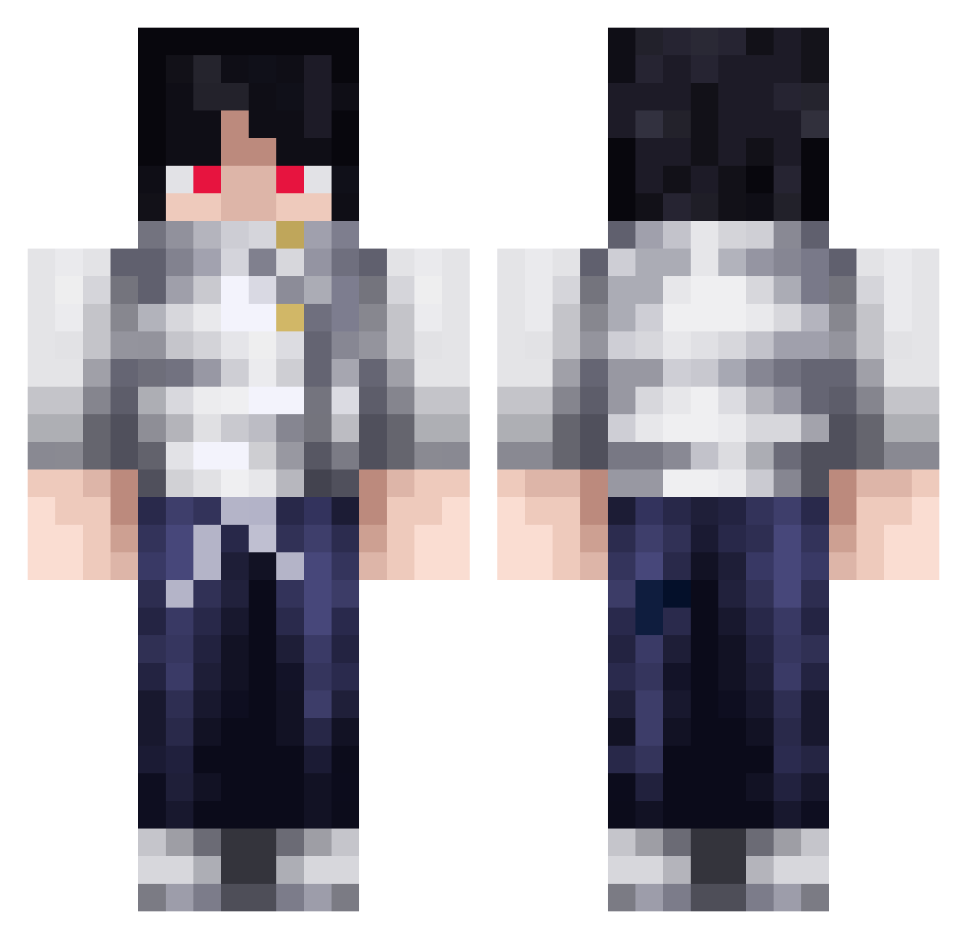 Legionnaiire Minecraft skin, front and back view