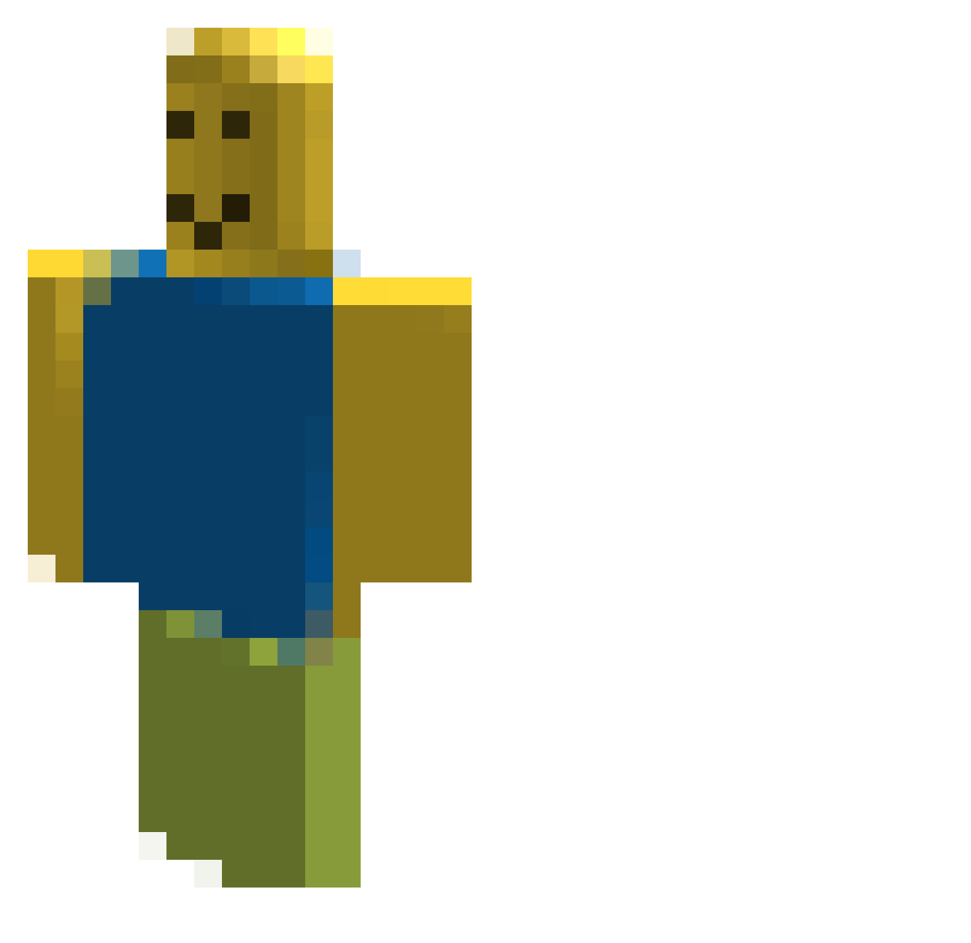 MrSeagull Minecraft skin, front and back view