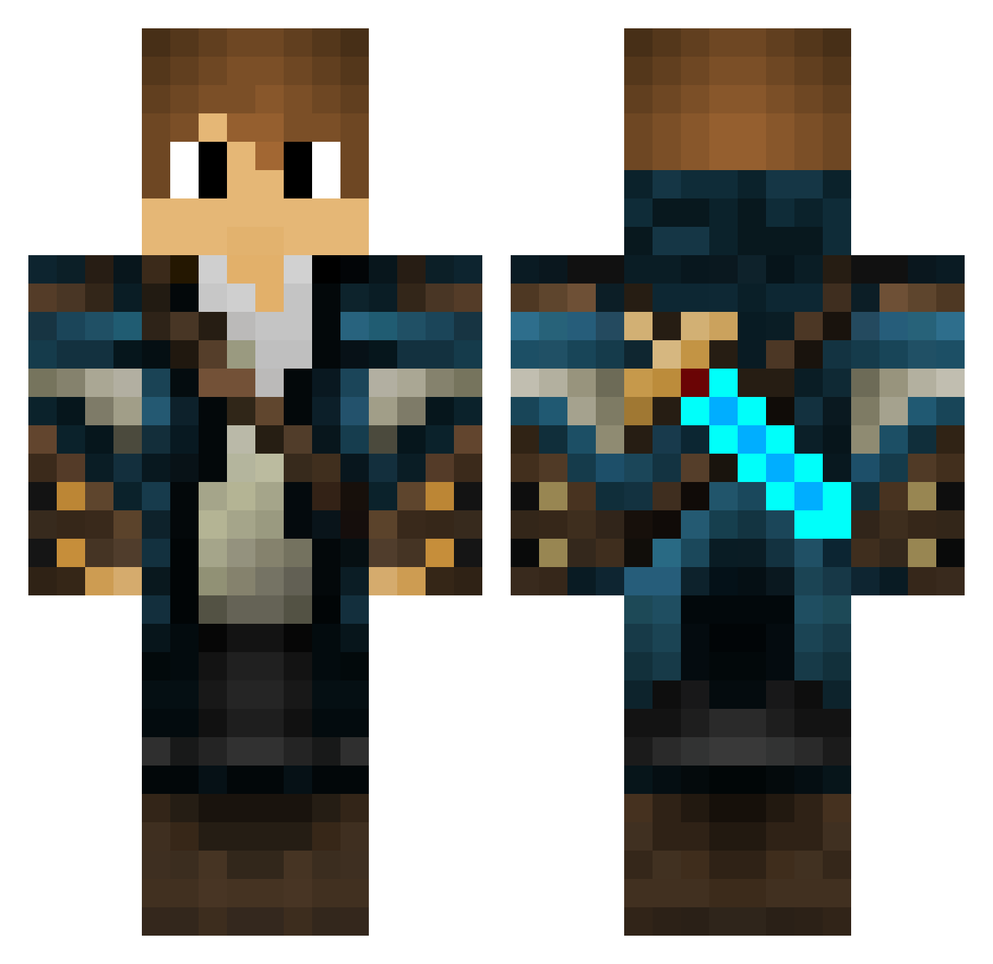 _TheAverageJoe_ Minecraft skin, front and back view