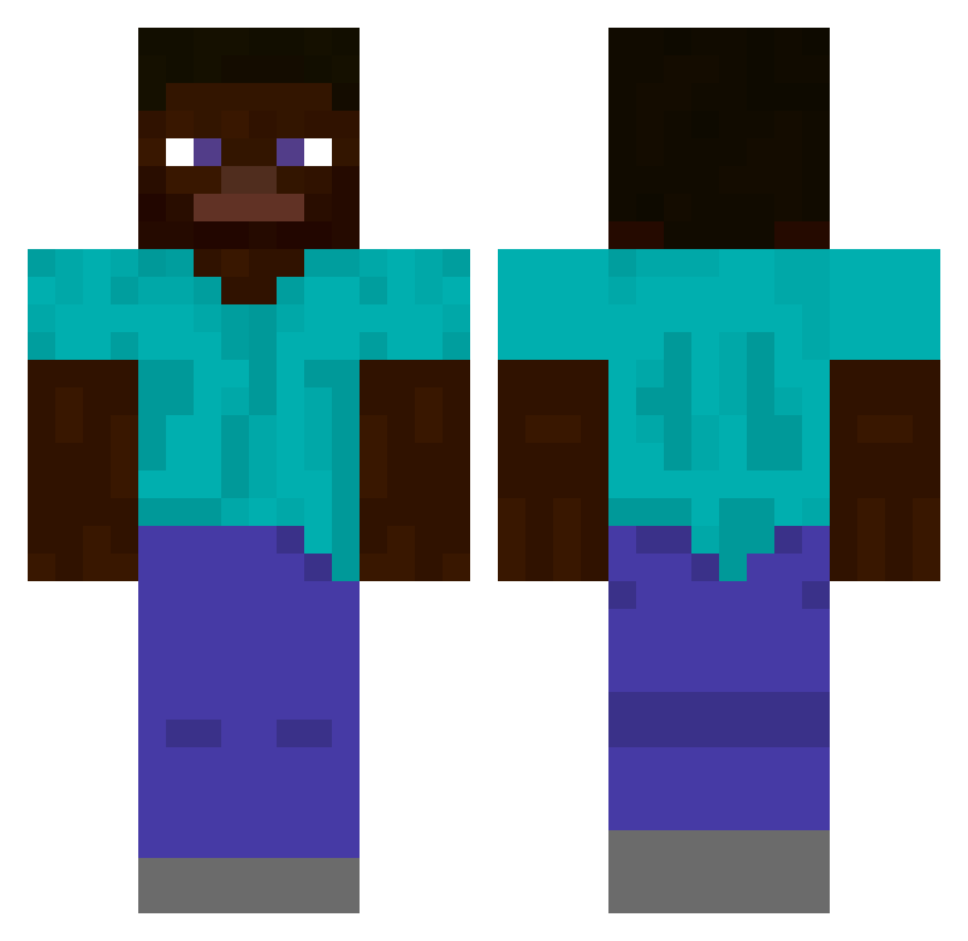SoGijsenBroodje Minecraft skin, front and back view