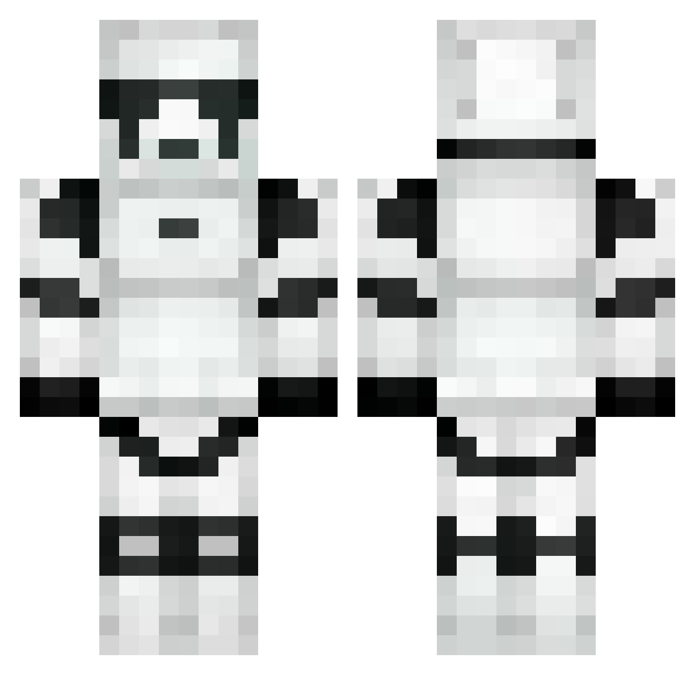 IRushBeds2Win Minecraft skin, front and back view