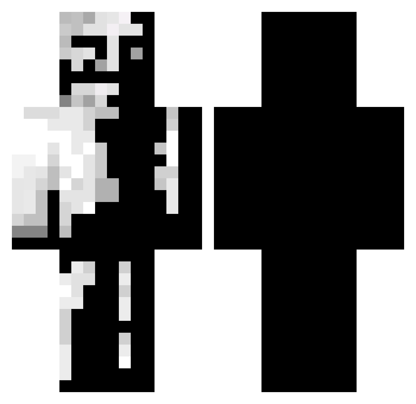 WEEDEP Minecraft skin, front and back view