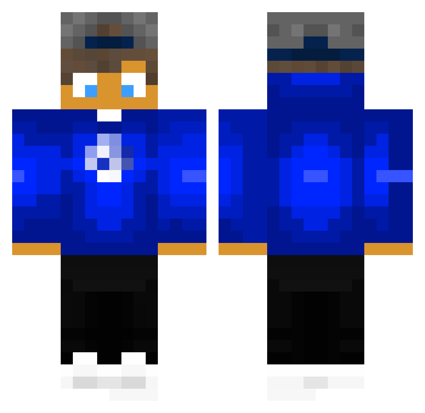 star1514 Minecraft skin, front and back view