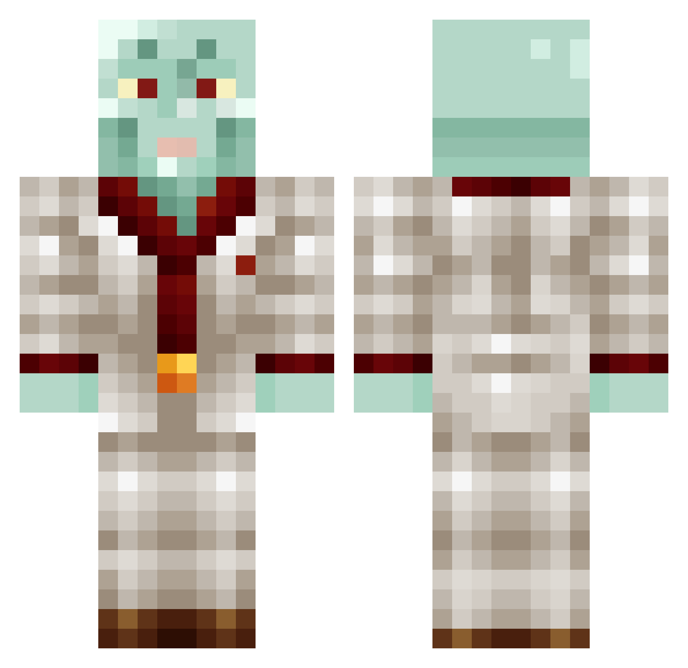 jmoriarty11 Minecraft skin, front and back view