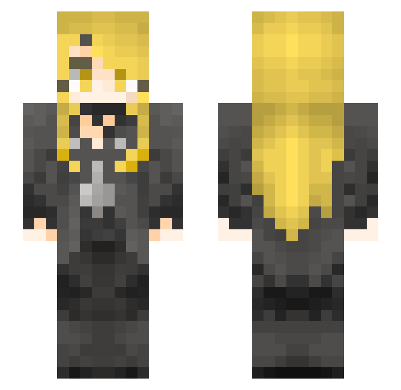 IlIllIIlllIllIIl Minecraft skin, front and back view