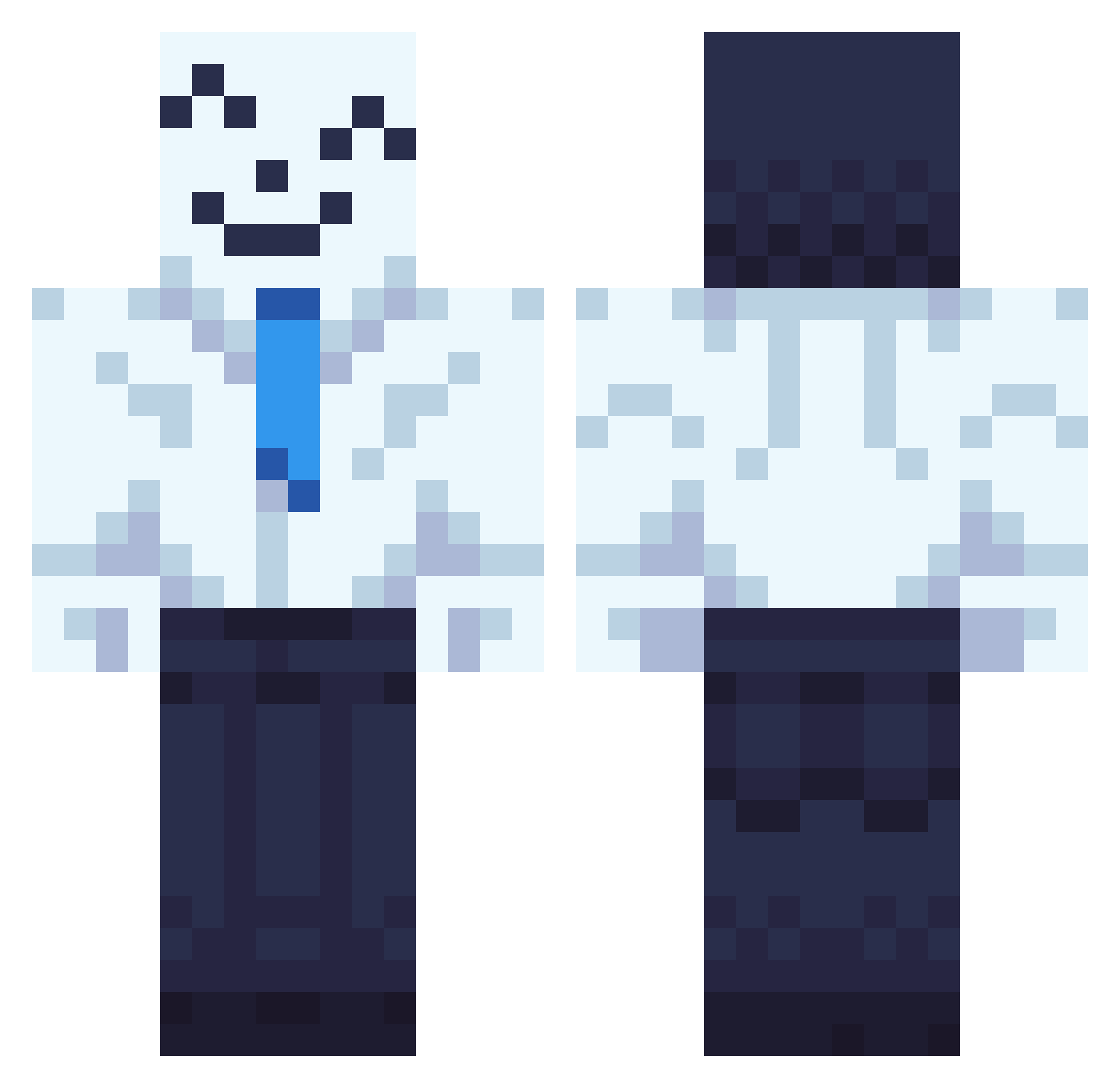 Anyatuanoy Minecraft skin, front and back view
