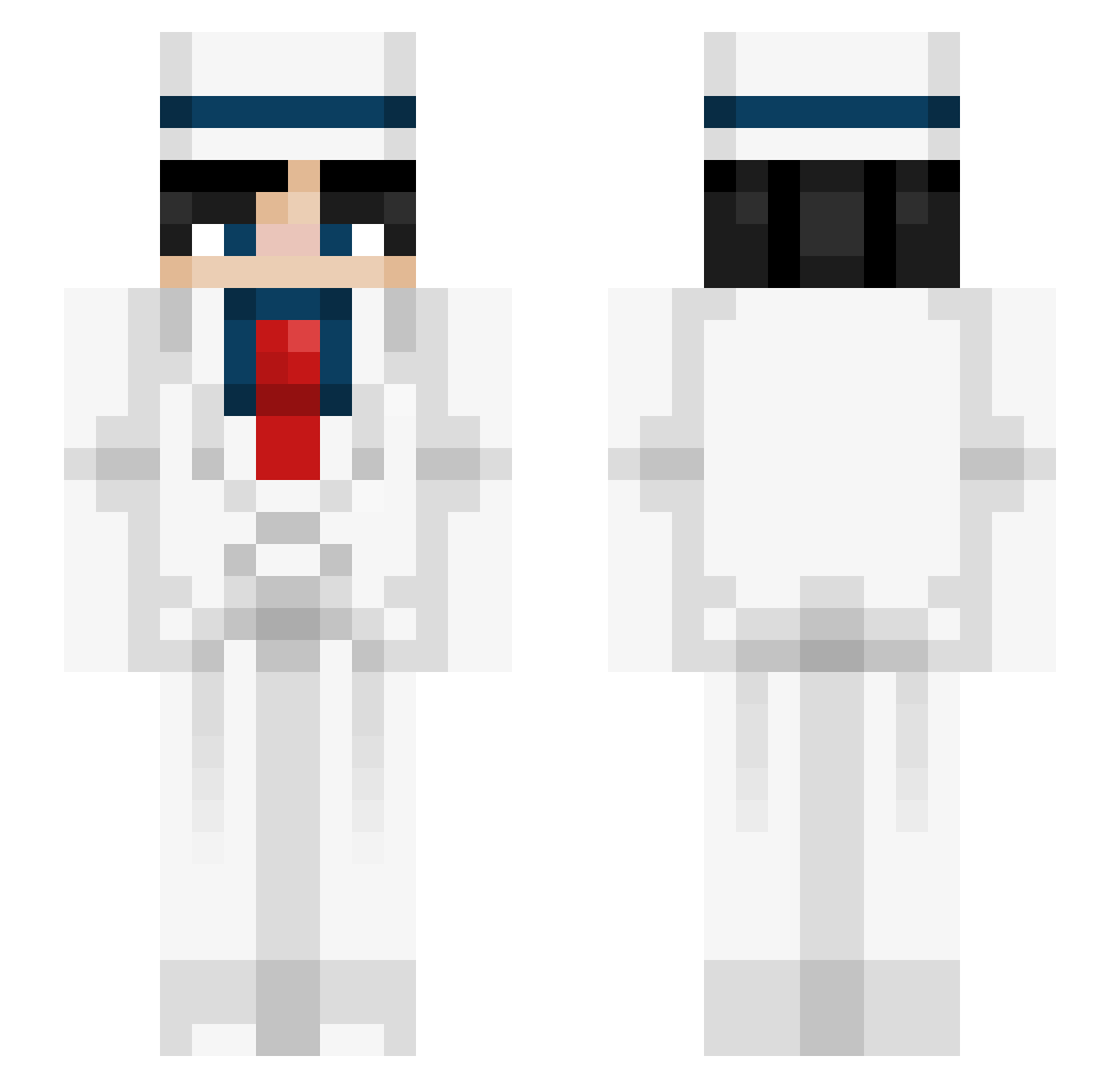 BunterHase10 Minecraft skin, front and back view
