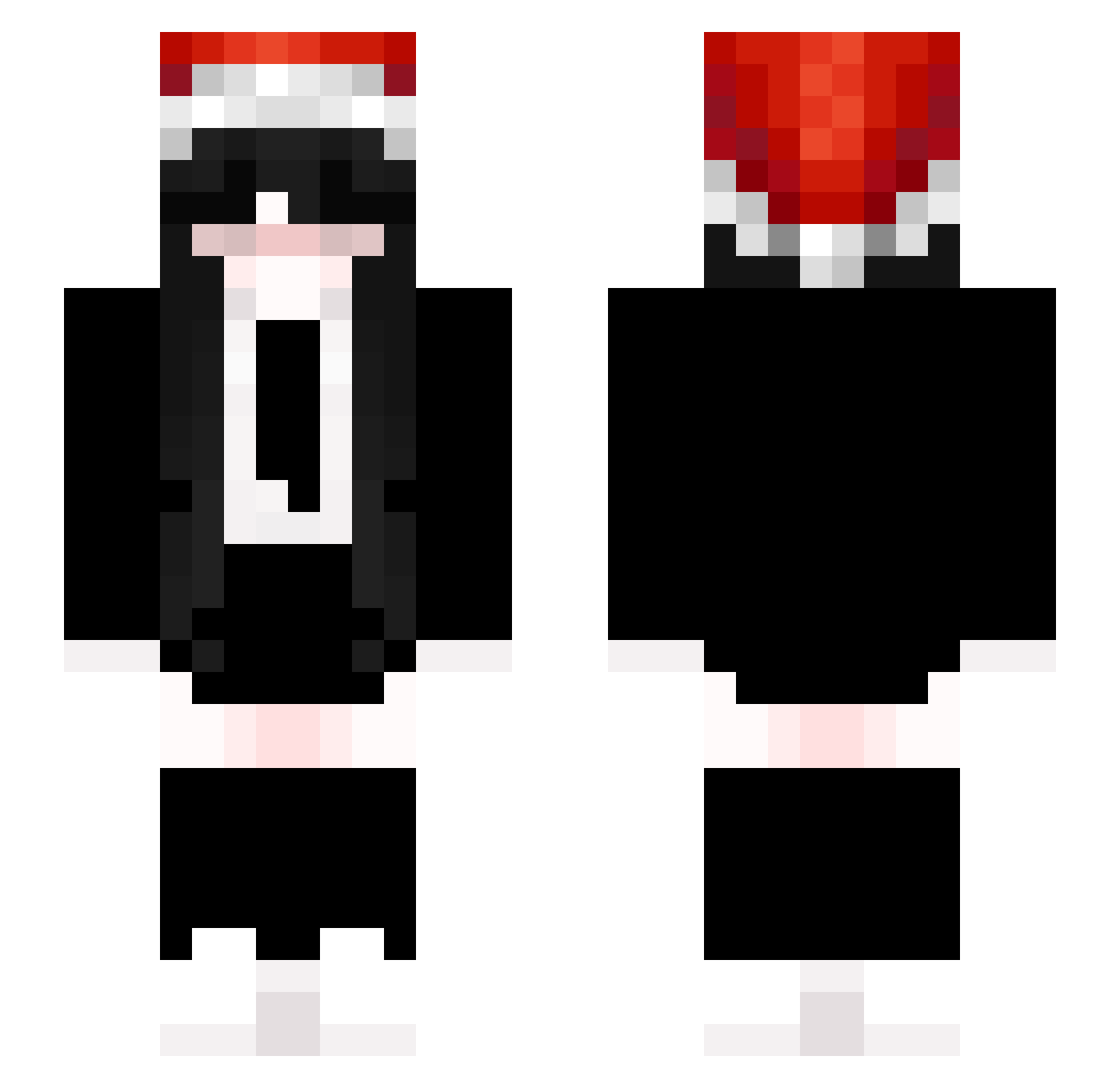 amintrr_ Minecraft skin, front and back view