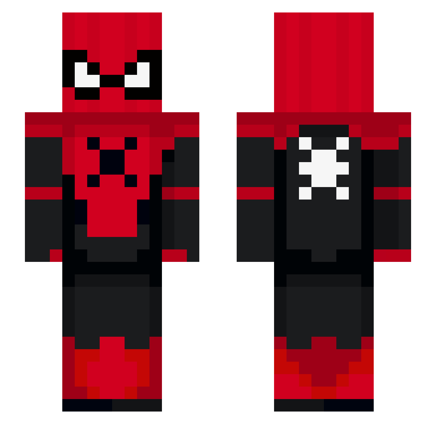 Rave_Keks Minecraft skin, front and back view