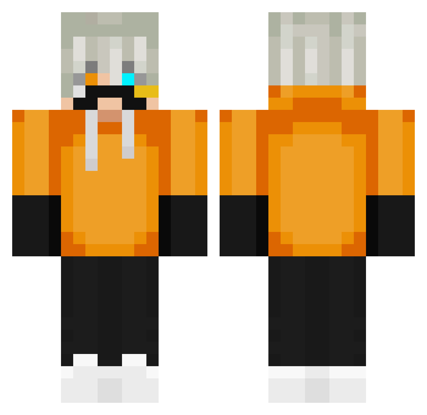 betonfaruq Minecraft skin, front and back view
