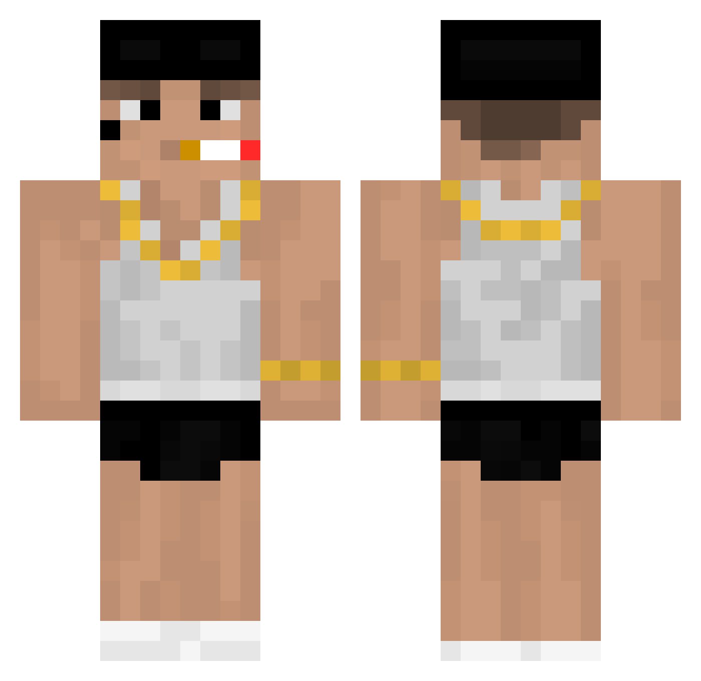 UnknownDark_king Minecraft skin, front and back view