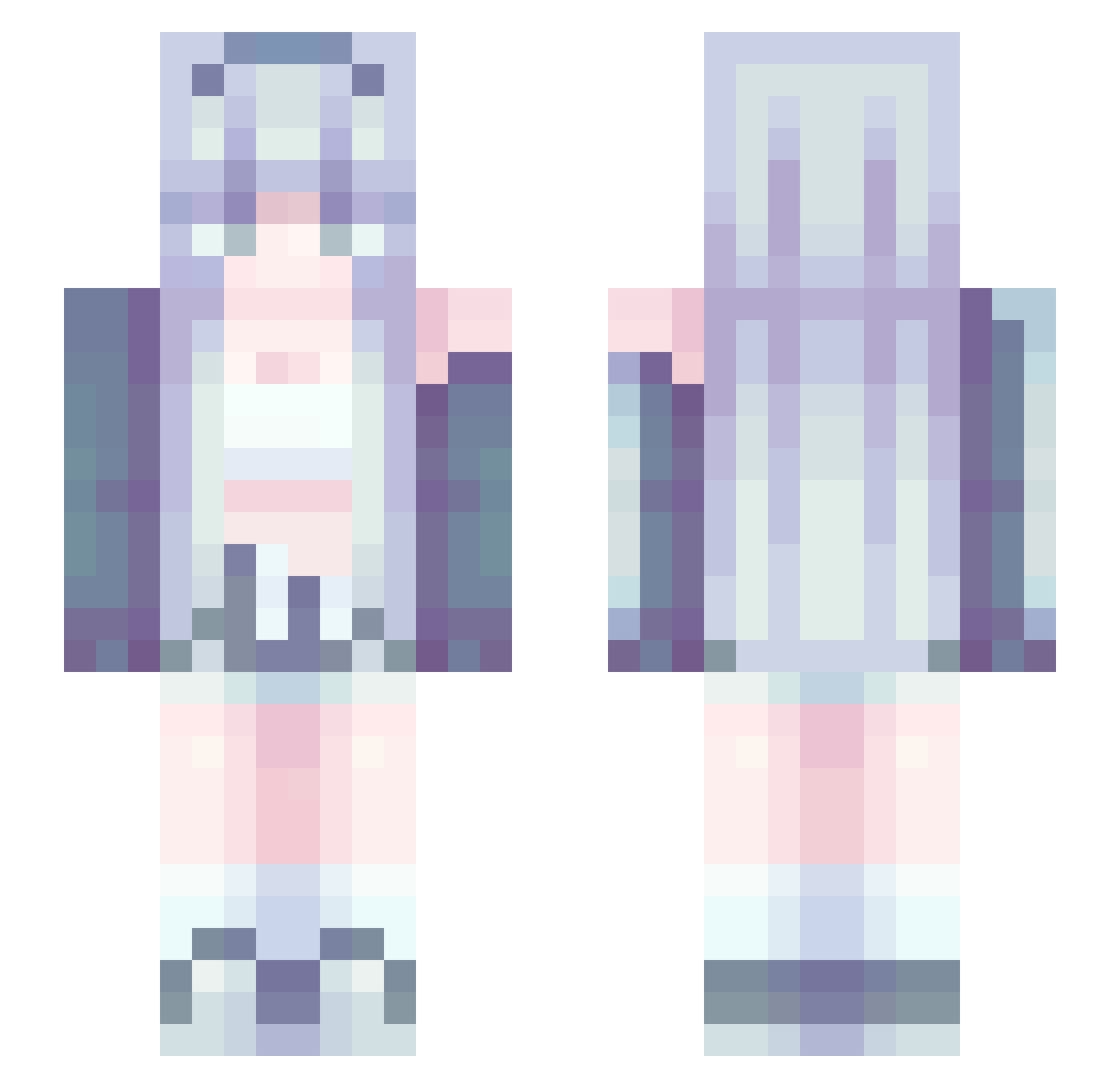 rfaellaal Minecraft skin, front and back view