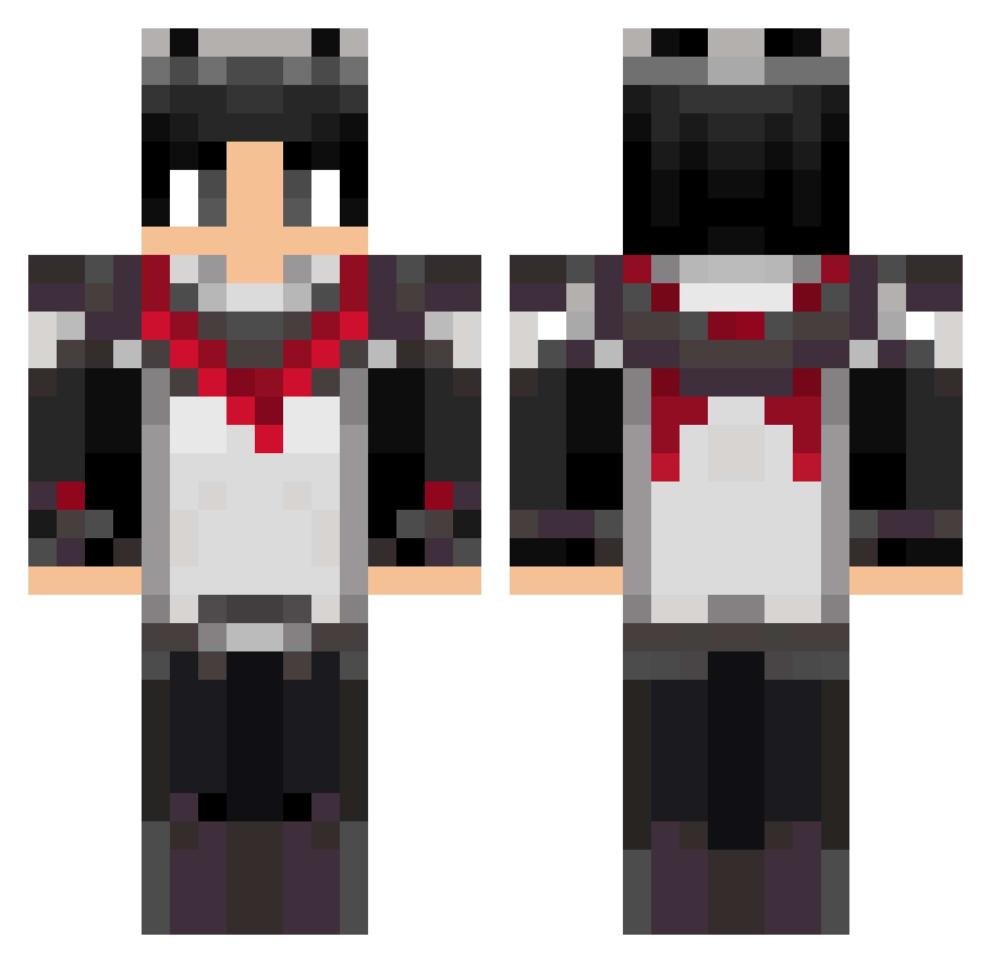 GrollenRacker06 Minecraft skin, front and back view