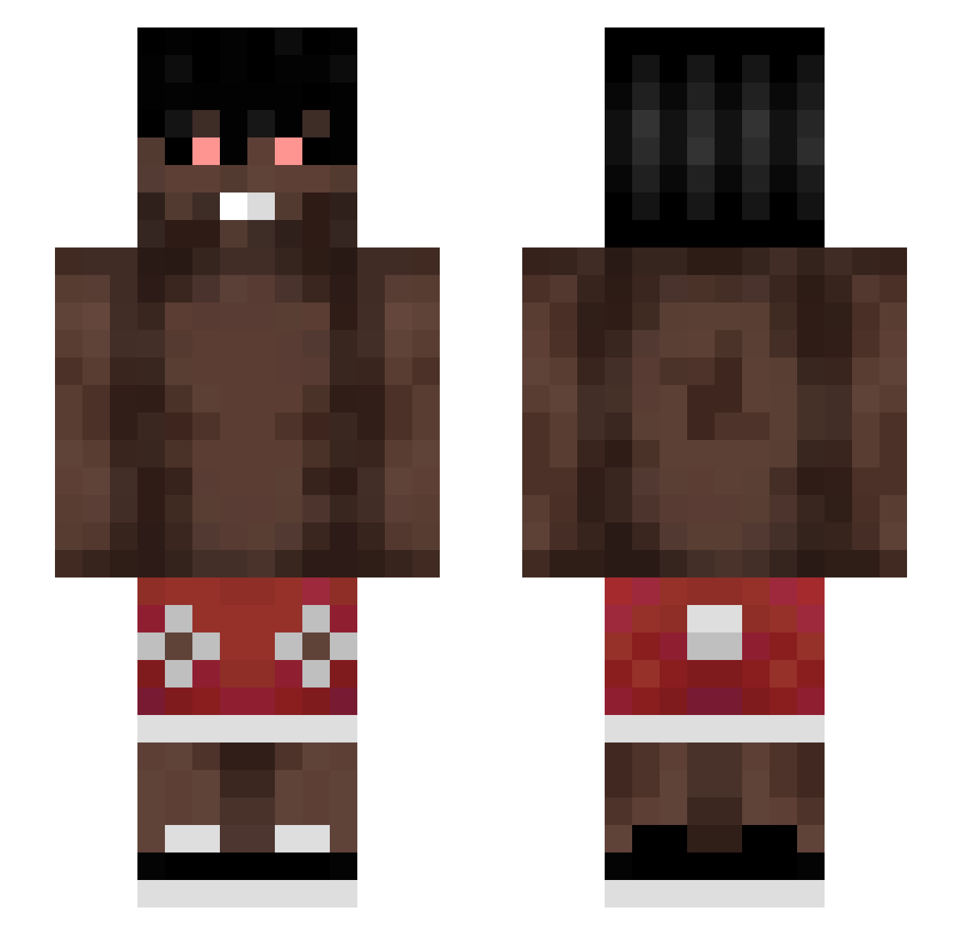 BalloonTax21378 Minecraft skin, front and back view