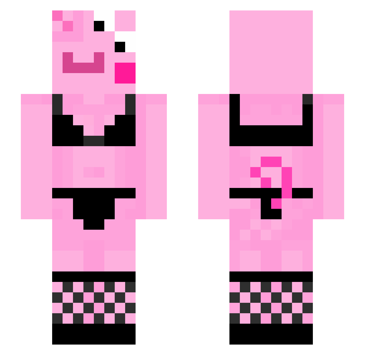 pajonkbartek Minecraft skin, front and back view