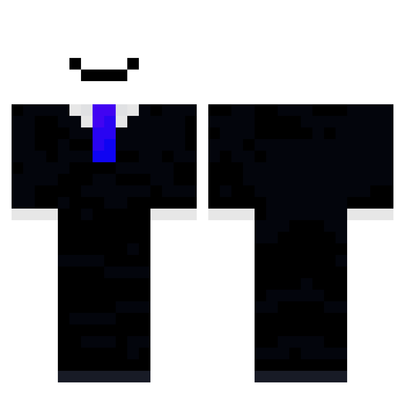 Striving_77 Minecraft skin, front and back view