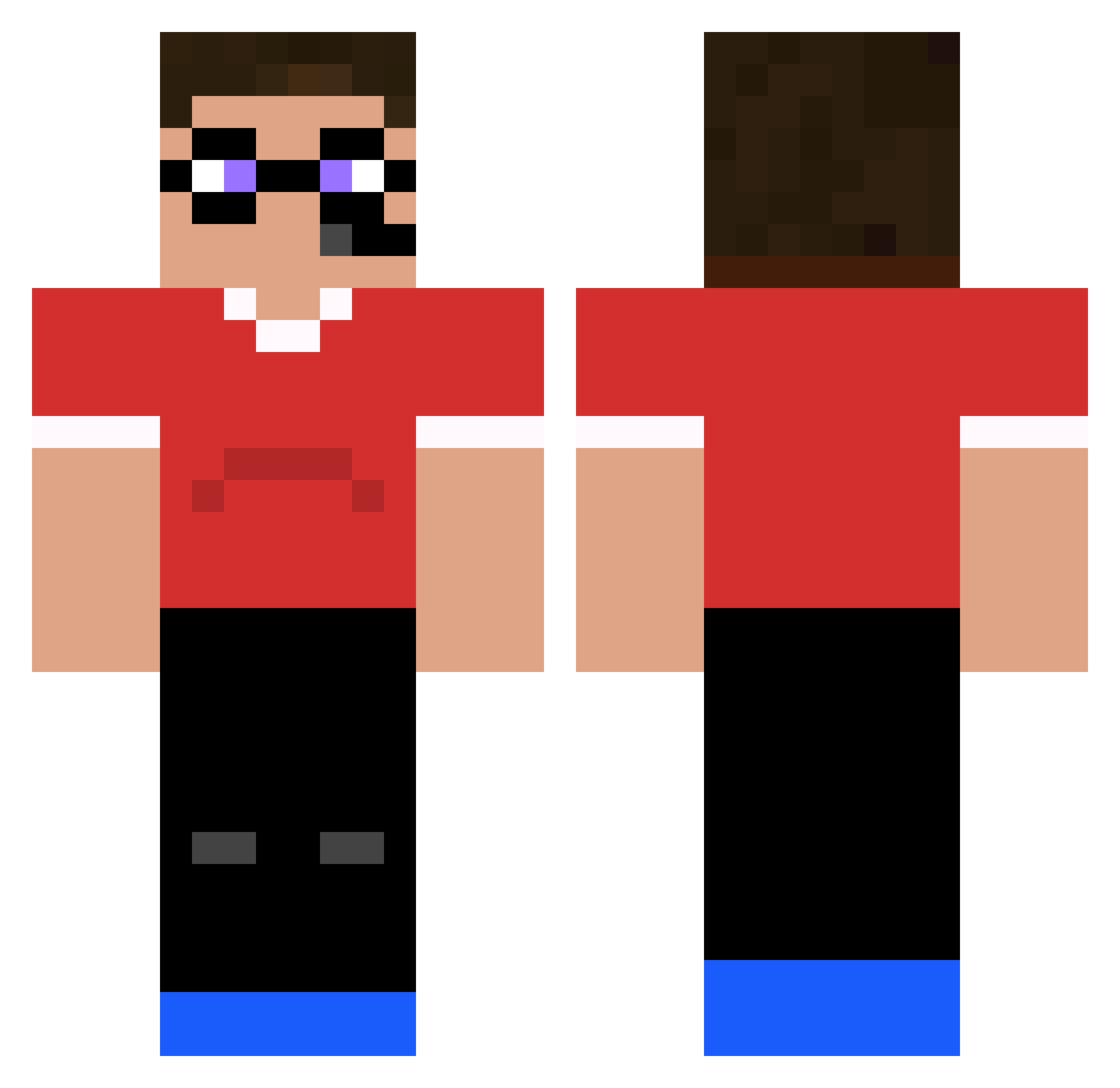 M4chad0__ Minecraft skin, front and back view