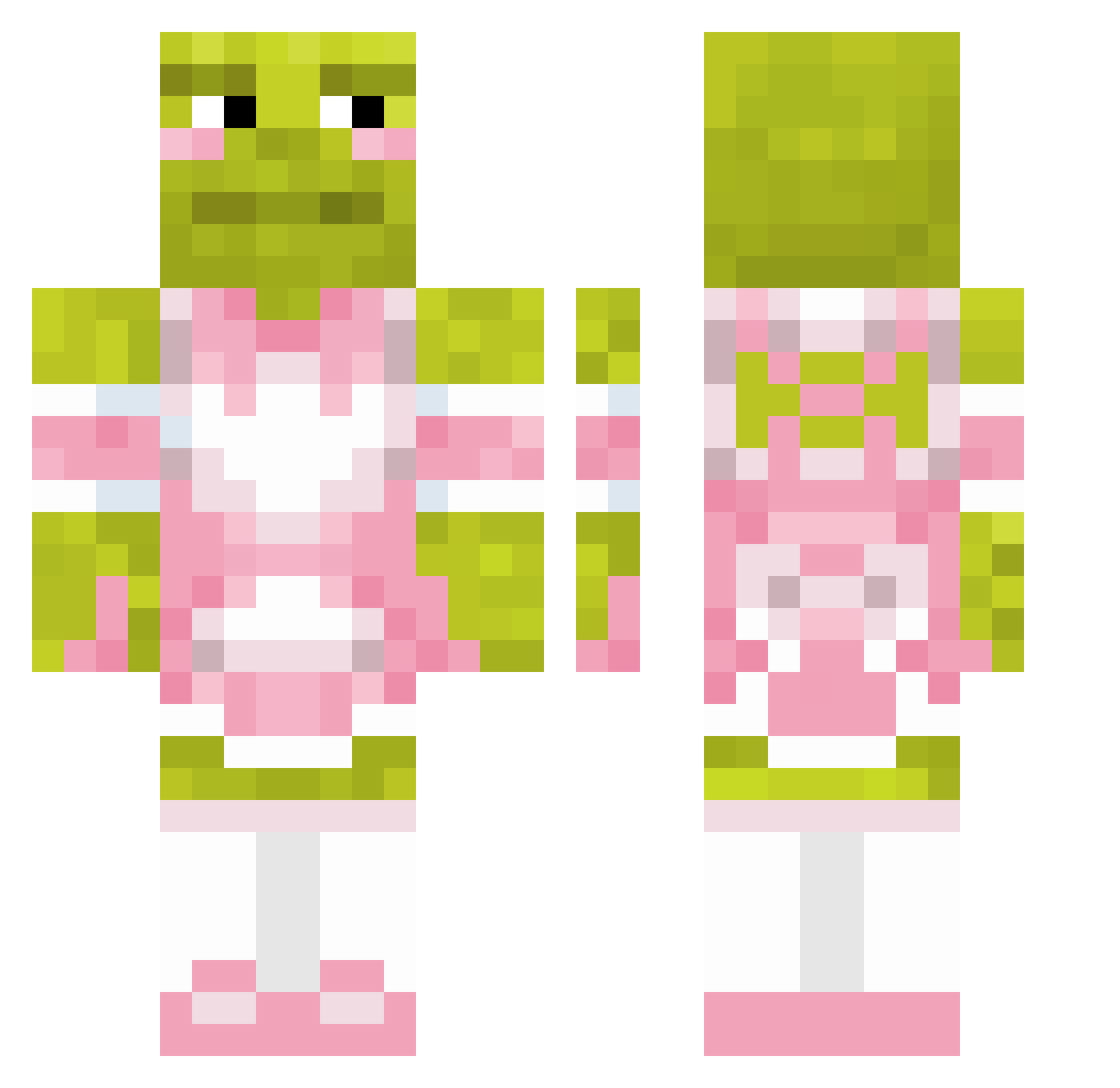 YotamBenari Minecraft skin, front and back view