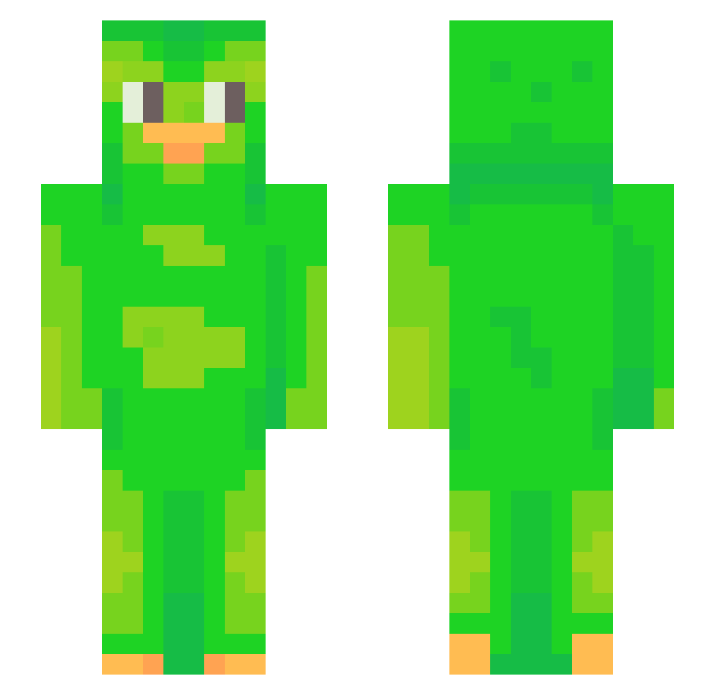 dvnmqz Minecraft skin, front and back view