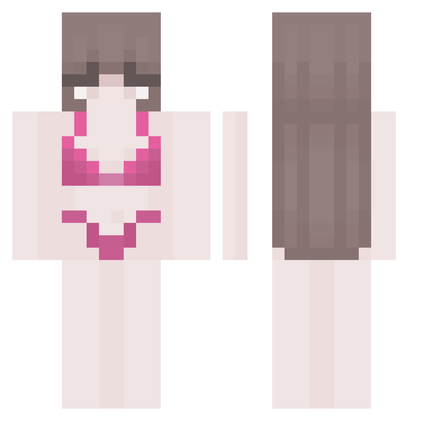 emirbaba31312 Minecraft skin, front and back view