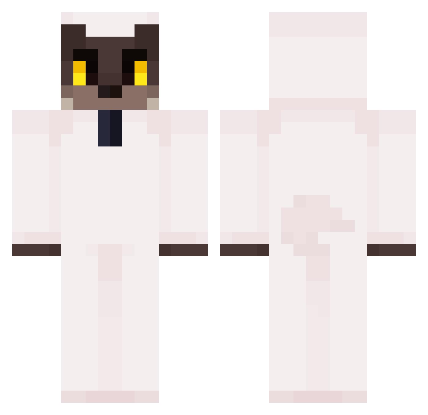 BensProjects24 Minecraft skin, front and back view