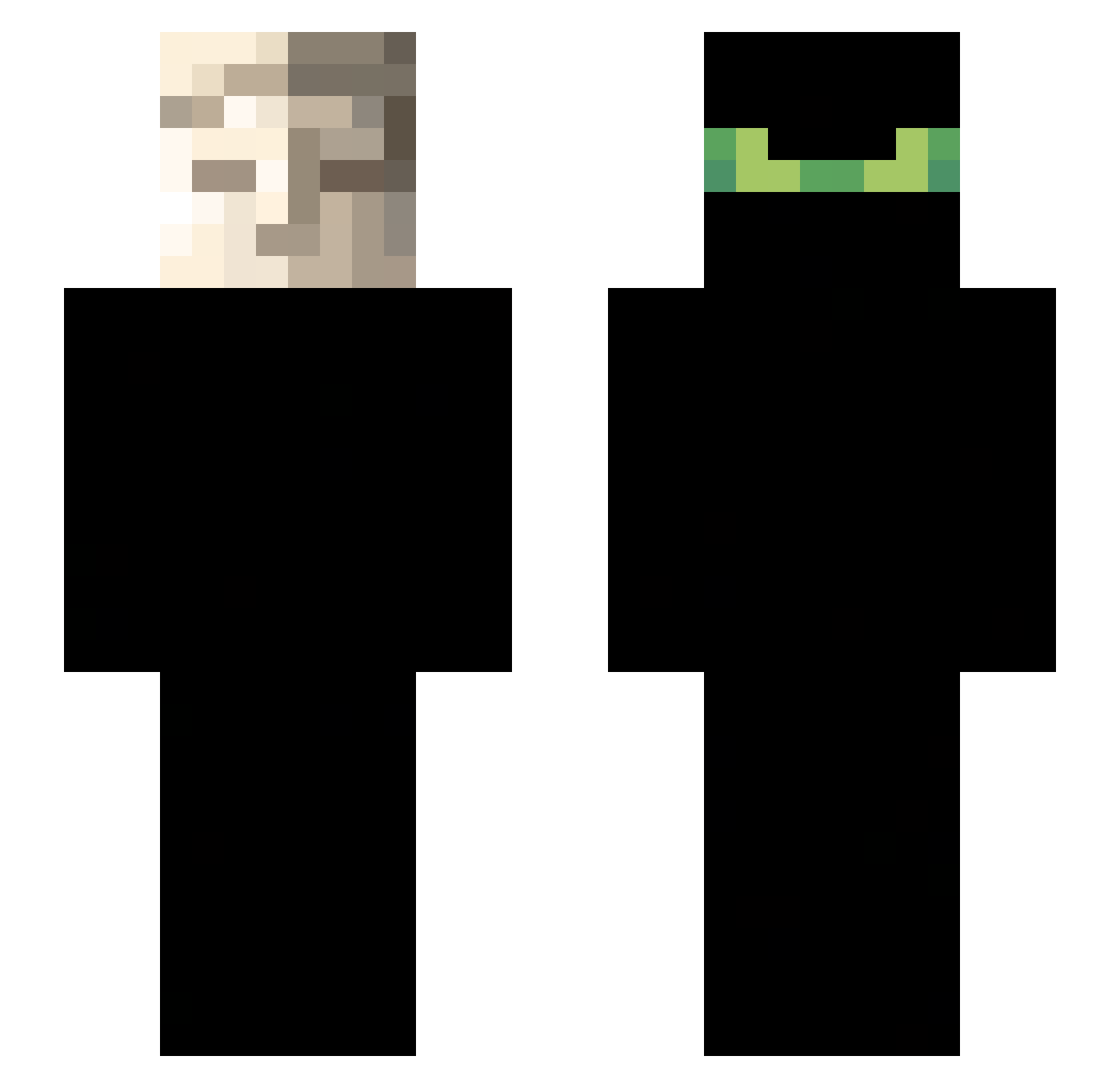Shadow_God28 Minecraft skin, front and back view
