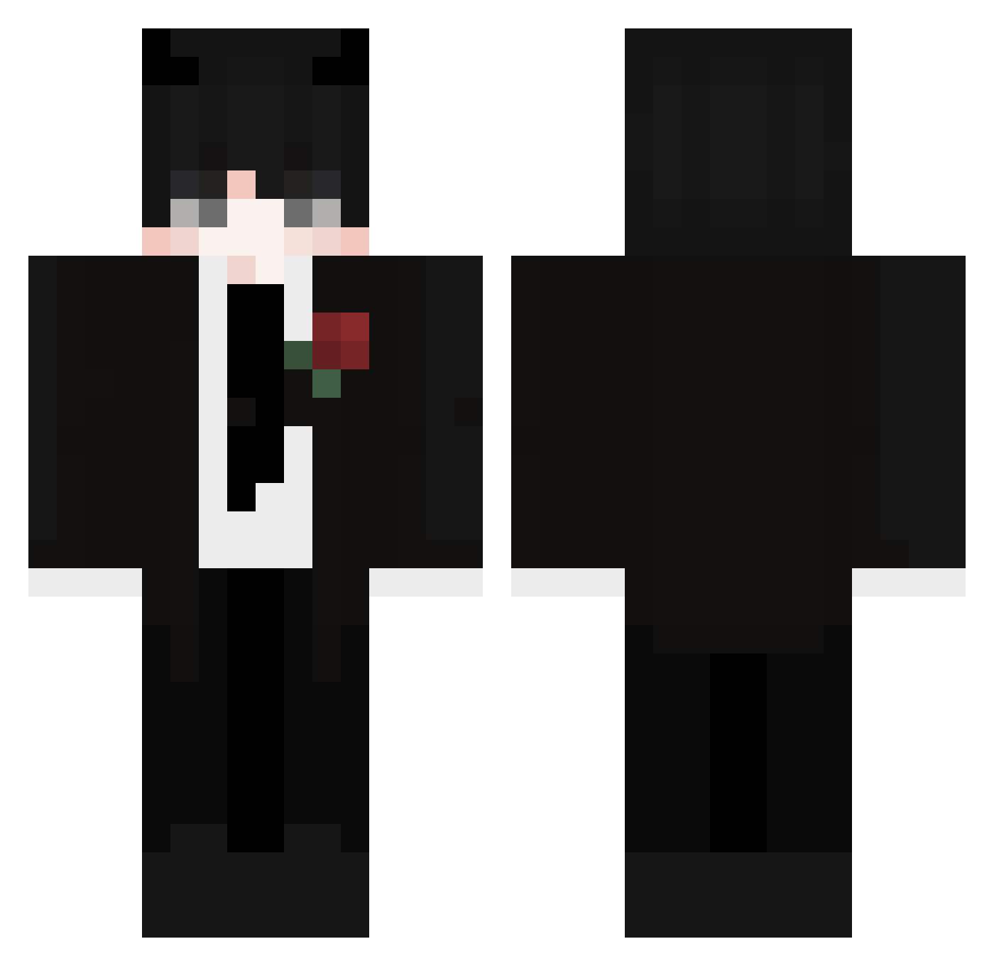 Stavol Minecraft skin, front and back view
