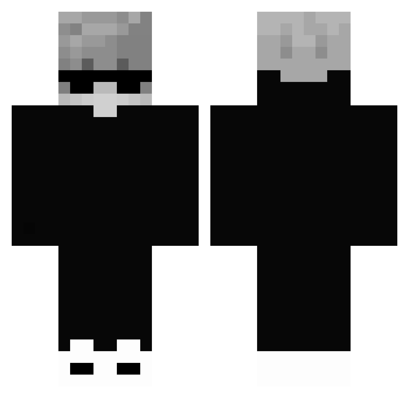 vv3_s Minecraft skin, front and back view
