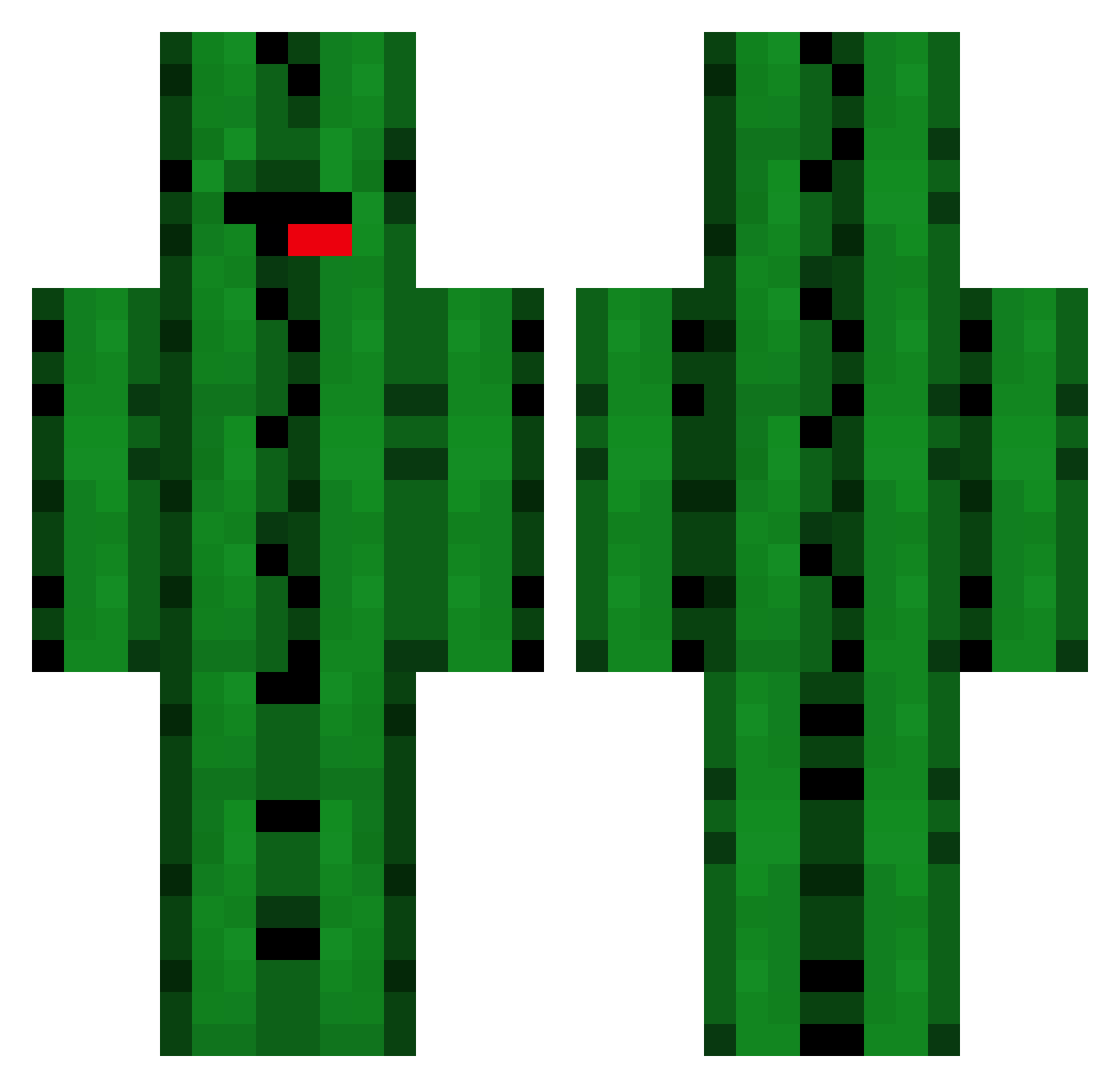 LauweMarokkaan Minecraft skin, front and back view